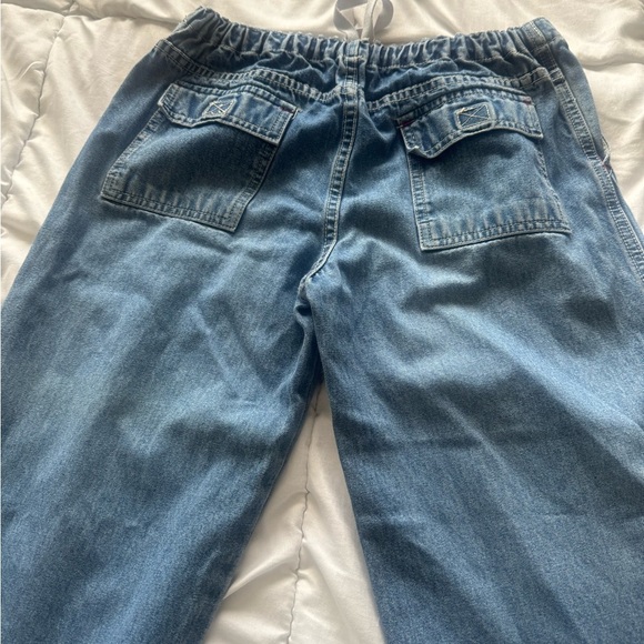 GAP Blue High-Waist Wide-Leg Jeans - Picture 4 of 6